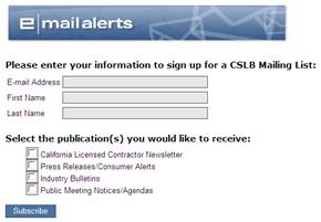 alerts banner