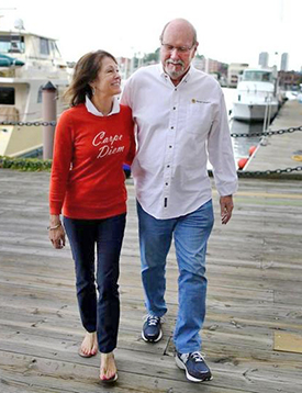photo of John Odom and his wife