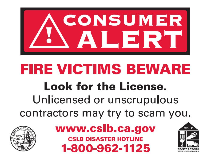 Disaster Consumer Alert Image