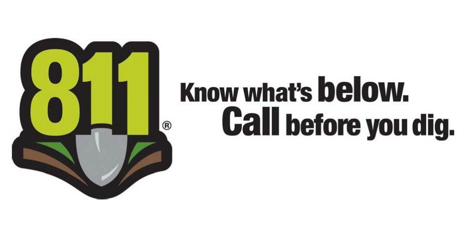 811 Know what's below. Call before you dig.